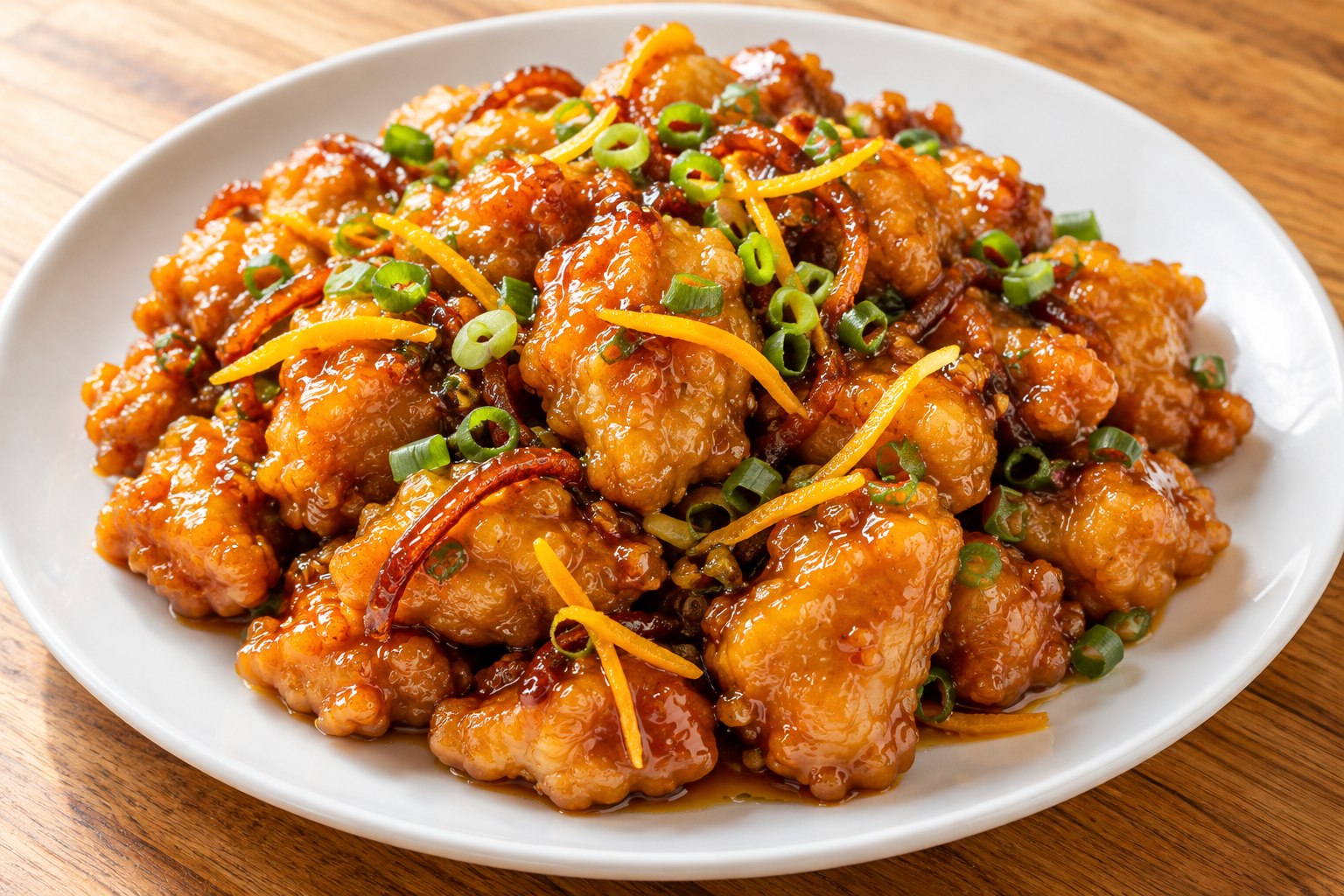 Orange Chicken — AI-generated dish reference, not a photo