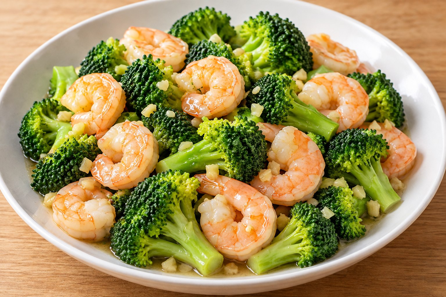 Shrimp & Broccoli Stir-fry — AI-generated dish reference, not a photo