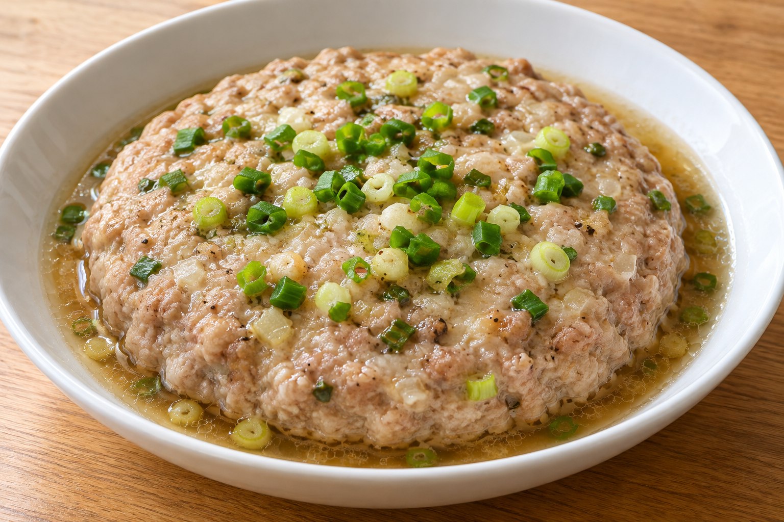 Steamed Pork Patty — AI-generated dish reference, not a photo