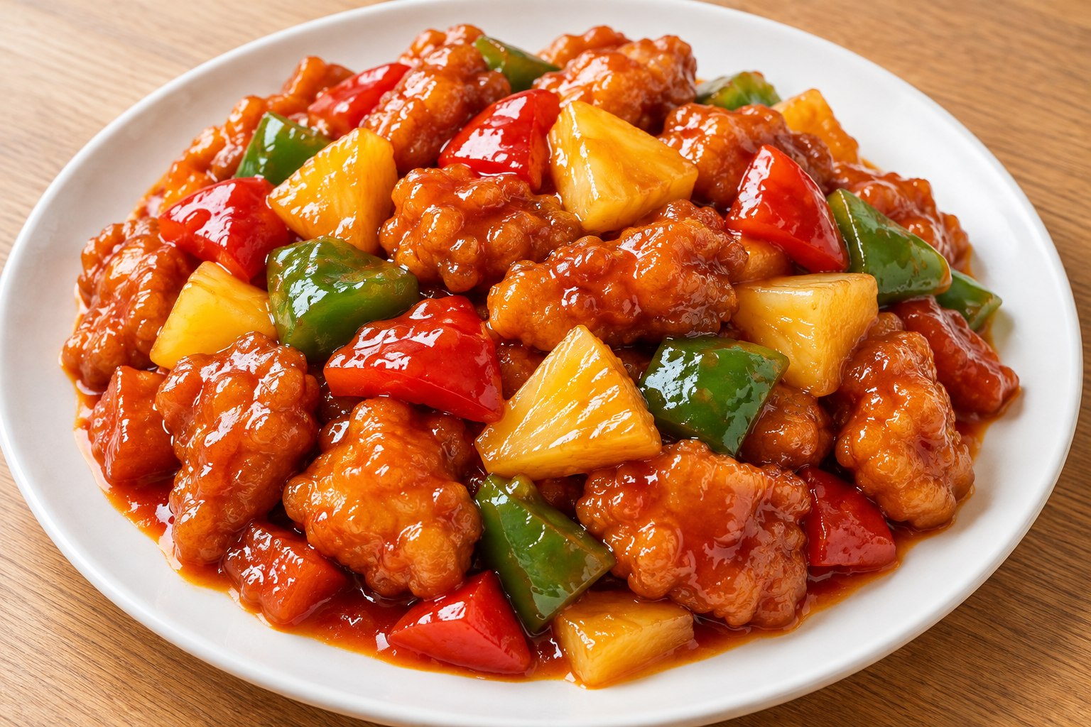 Sweet & Sour Chicken — AI-generated dish reference, not a photo