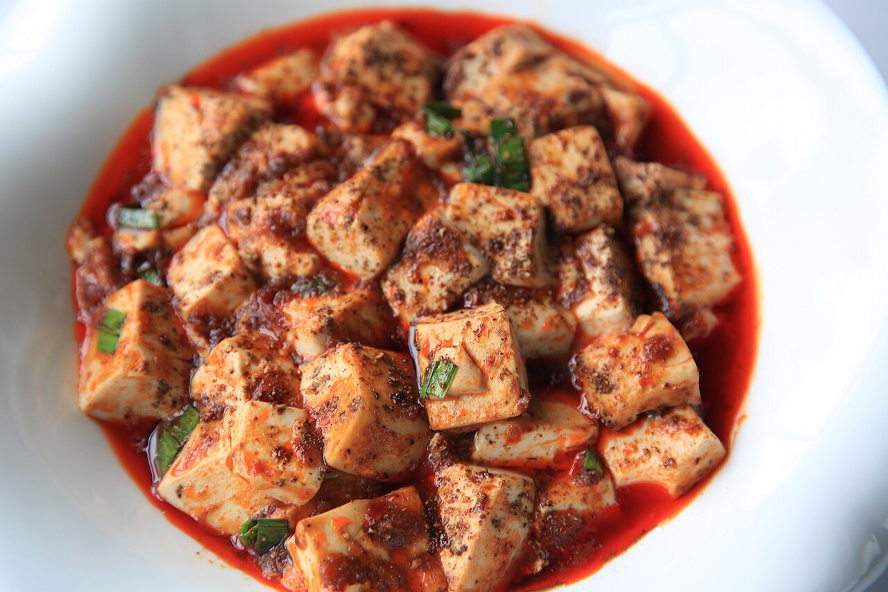 Mushroom Mapo-style Tofu — illustrative dish photo