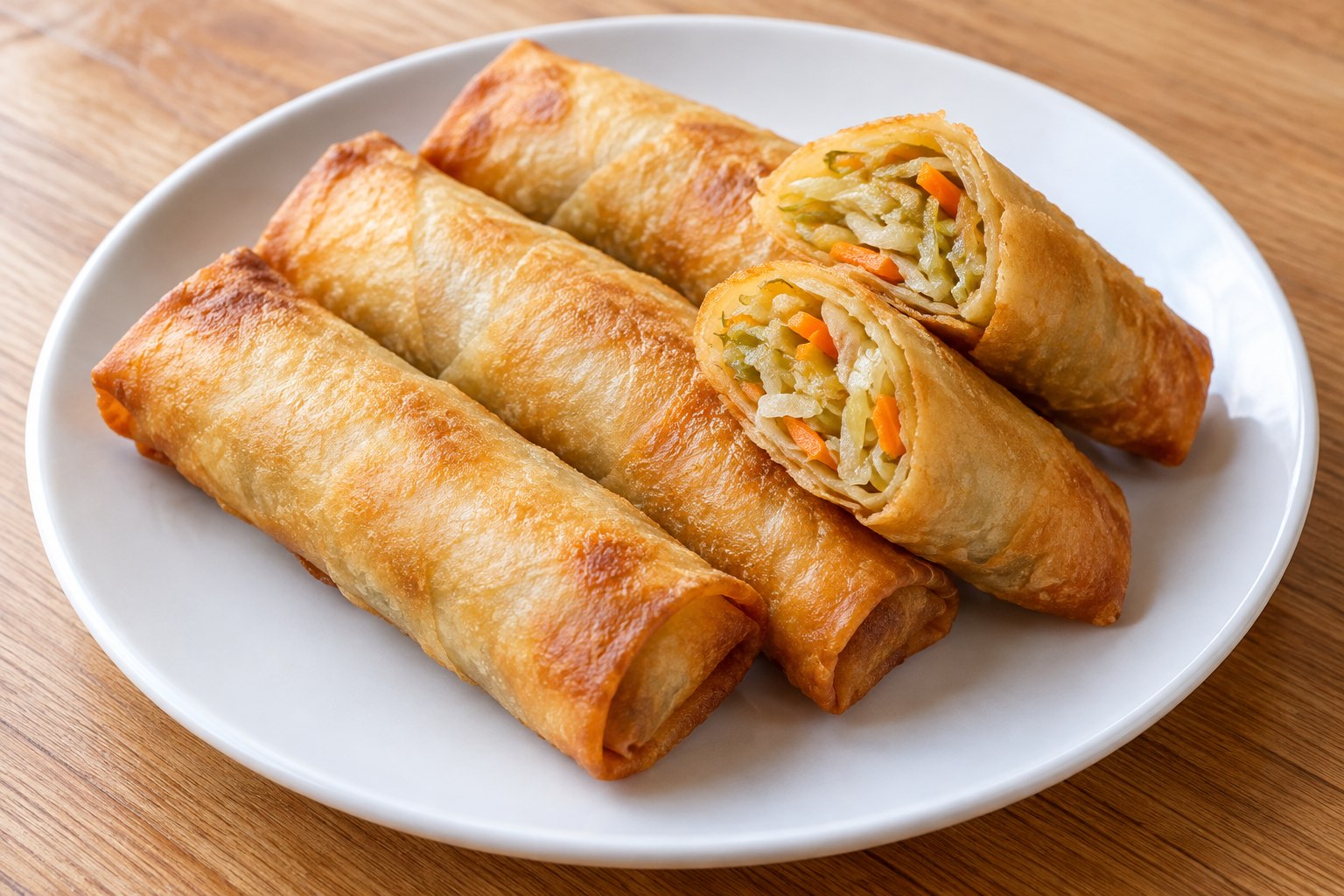 Vegetable Spring Rolls — AI-generated dish reference, not a photo